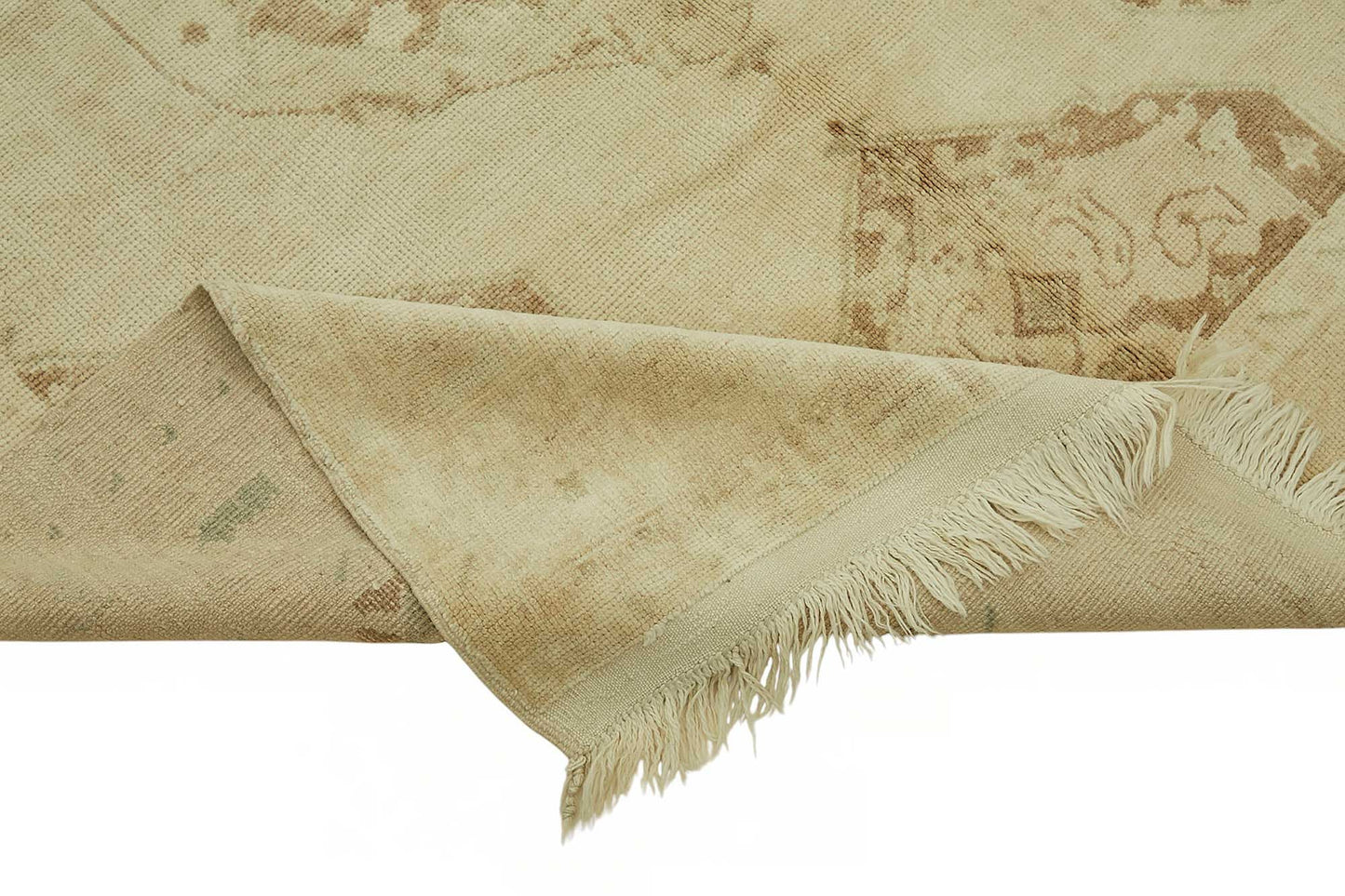 5x10 Beige Vintage Anatolian Rug - 49393