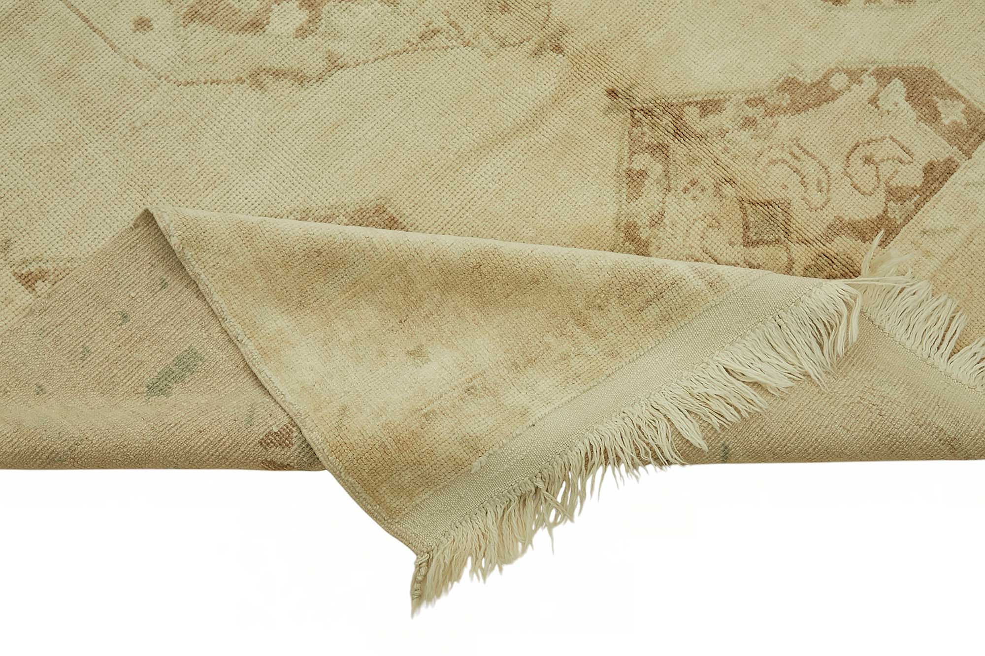 5x10 Beige Vintage Anatolian Rug - 49393