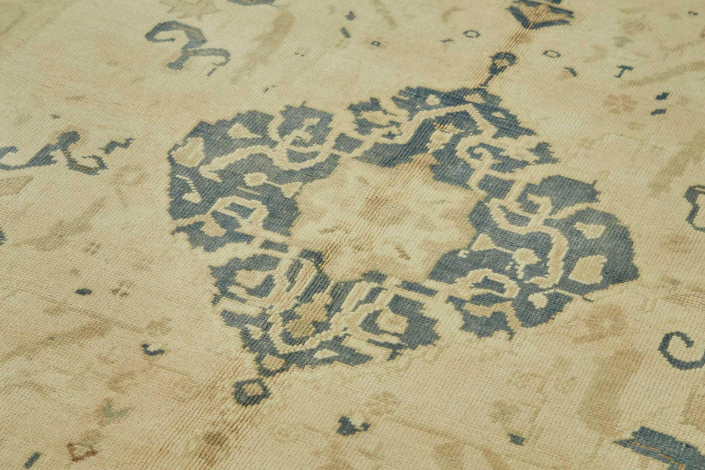 6x9 Beige Vintage Anatolian Rug - 49394