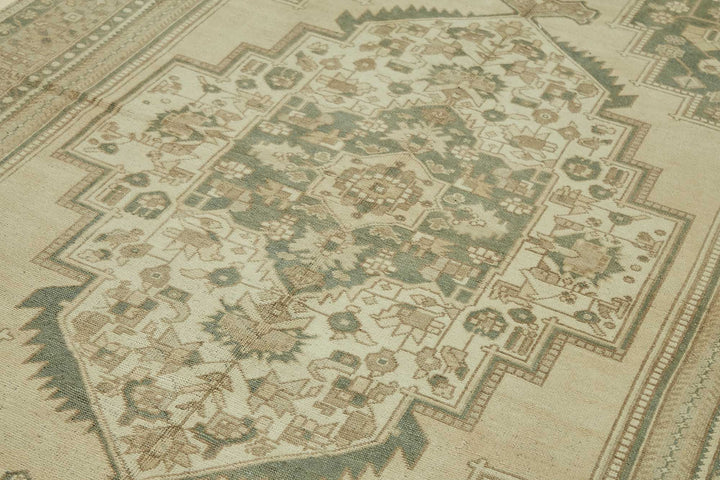 6x11 Beige Vintage Anatolian Rug - 49399
