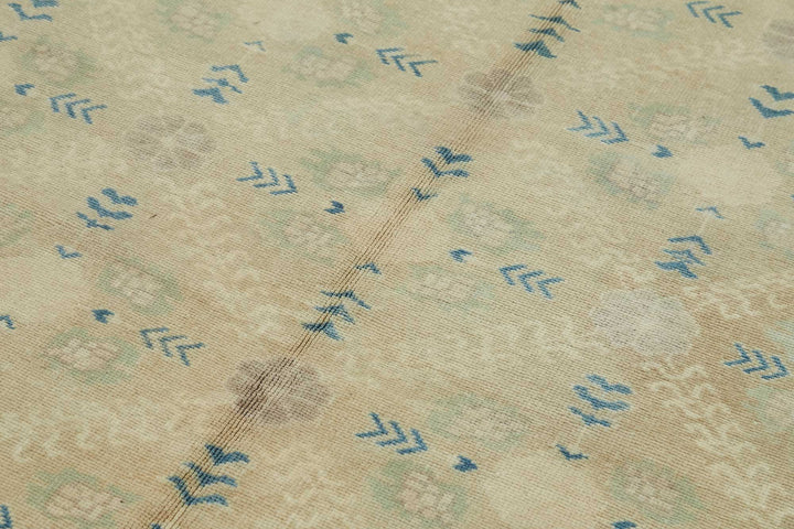 5x9 Beige Vintage Anatolian Rug - 49400