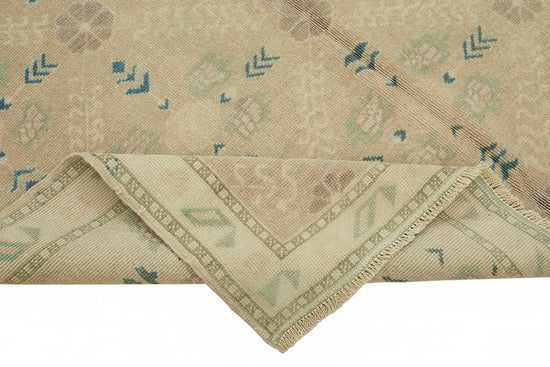 5x9 Beige Vintage Anatolian Rug - 49400