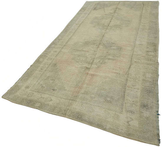 5x11 Beige Vintage Anatolian Rug - 49401