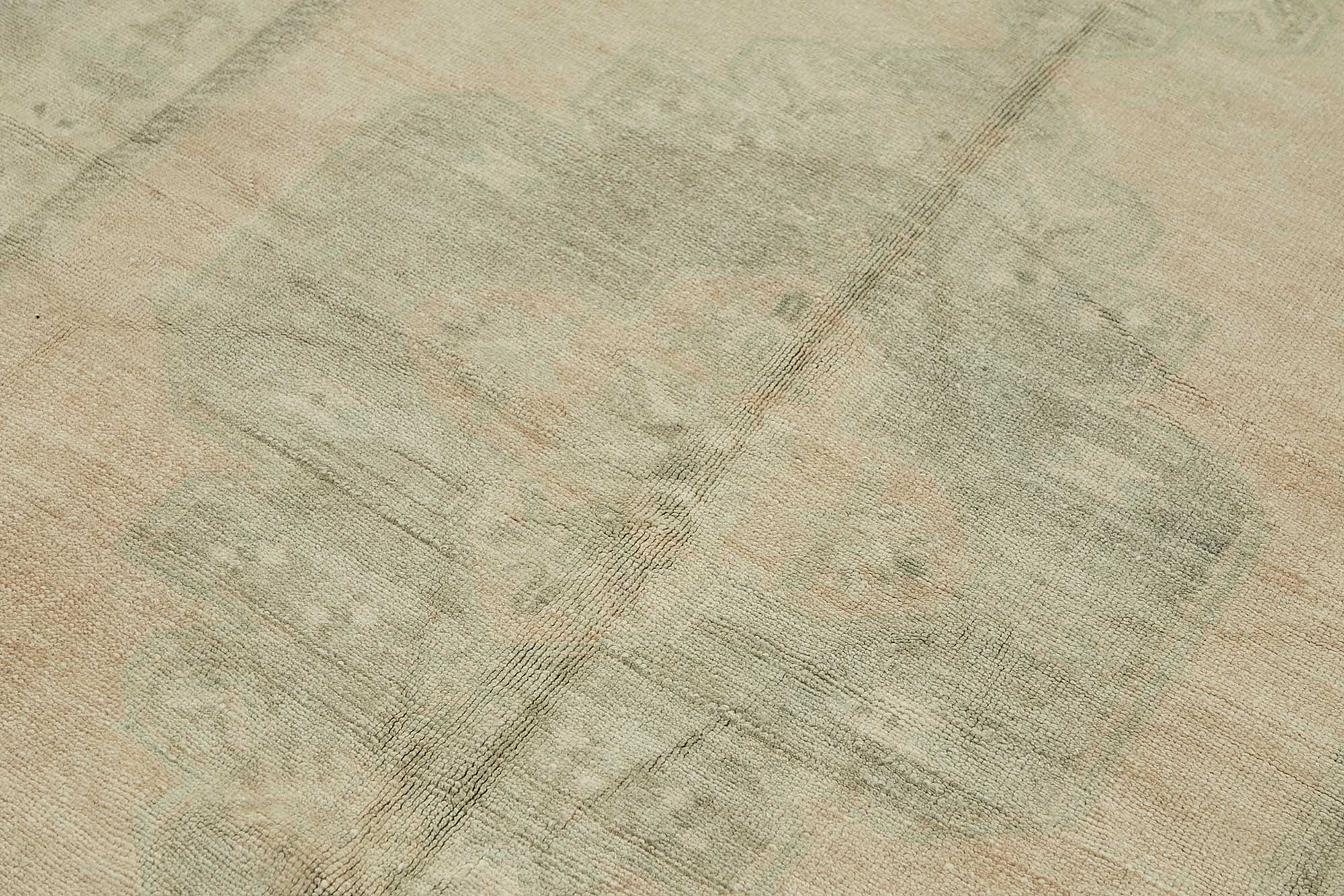 5x11 Beige Vintage Anatolian Rug - 49401