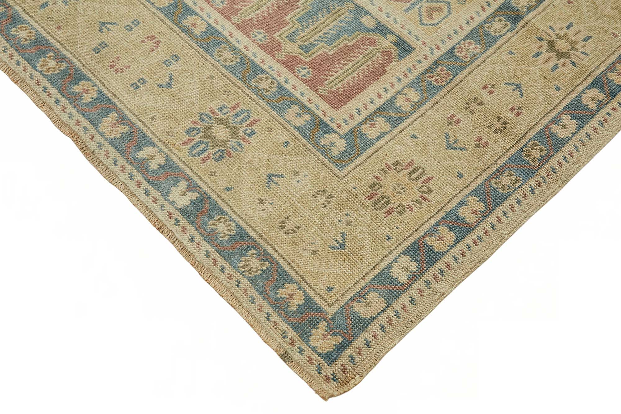 5x10 Beige Vintage Anatolian Rug - 49402