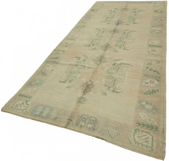 5x12 Beige Vintage Anatolian Rug - 49404