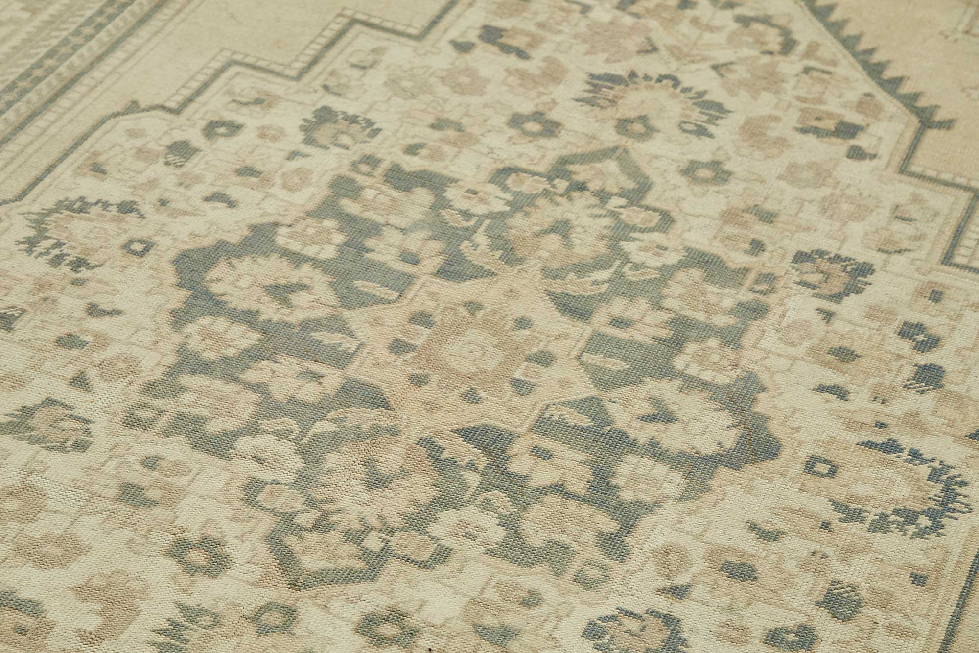 6x11 Beige Vintage Anatolian Rug - 49405