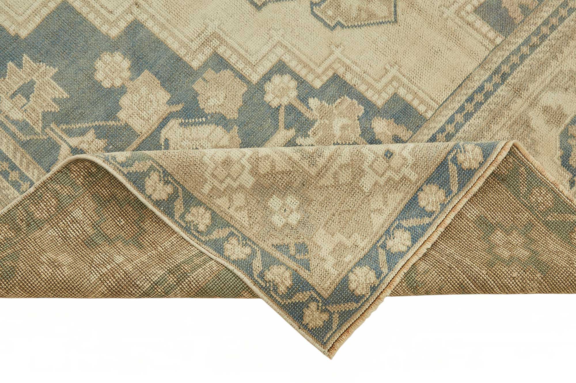 6x11 Beige Vintage Anatolian Rug - 49405