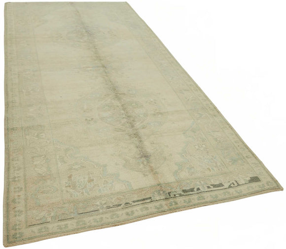 5x11 Beige Vintage Anatolian Rug - 49406