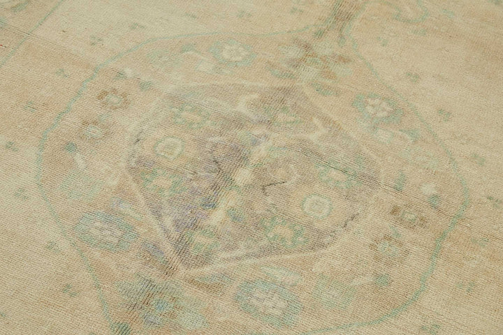 5x11 Beige Vintage Anatolian Rug - 49406