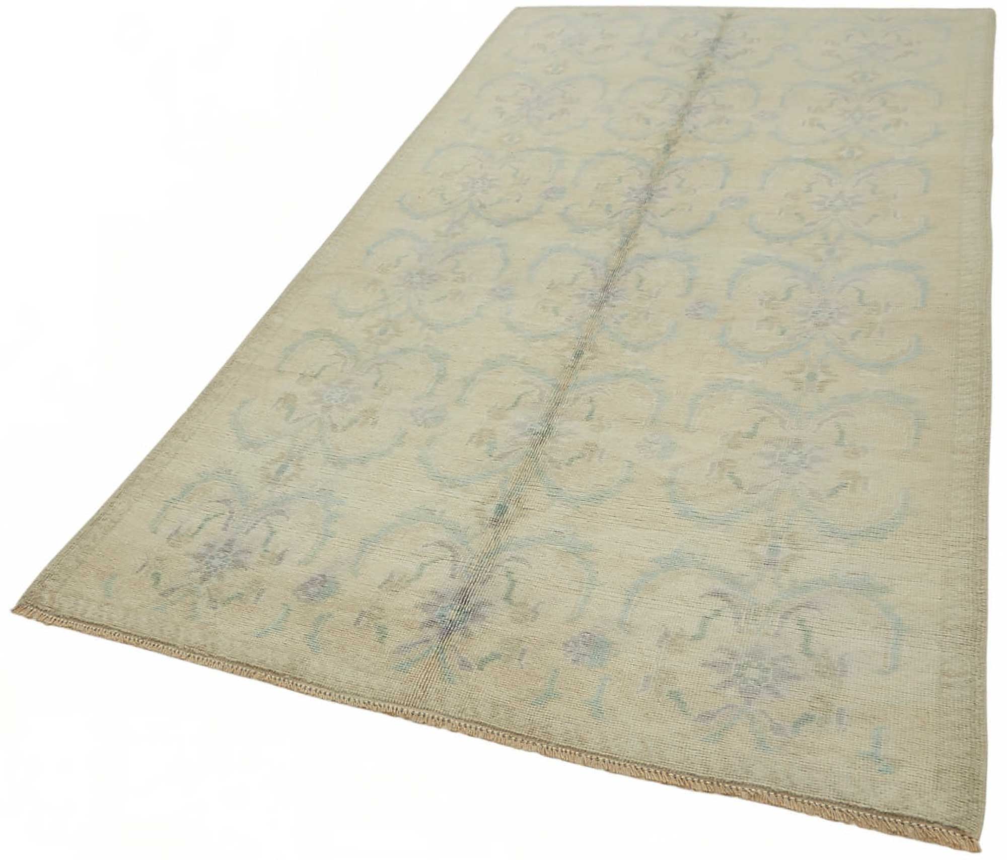 5x10 Beige Vintage Anatolian Rug - 49409
