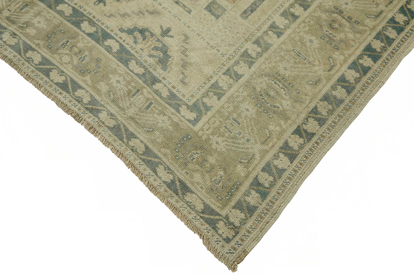 6x11 Beige Vintage Anatolian Rug - 49411