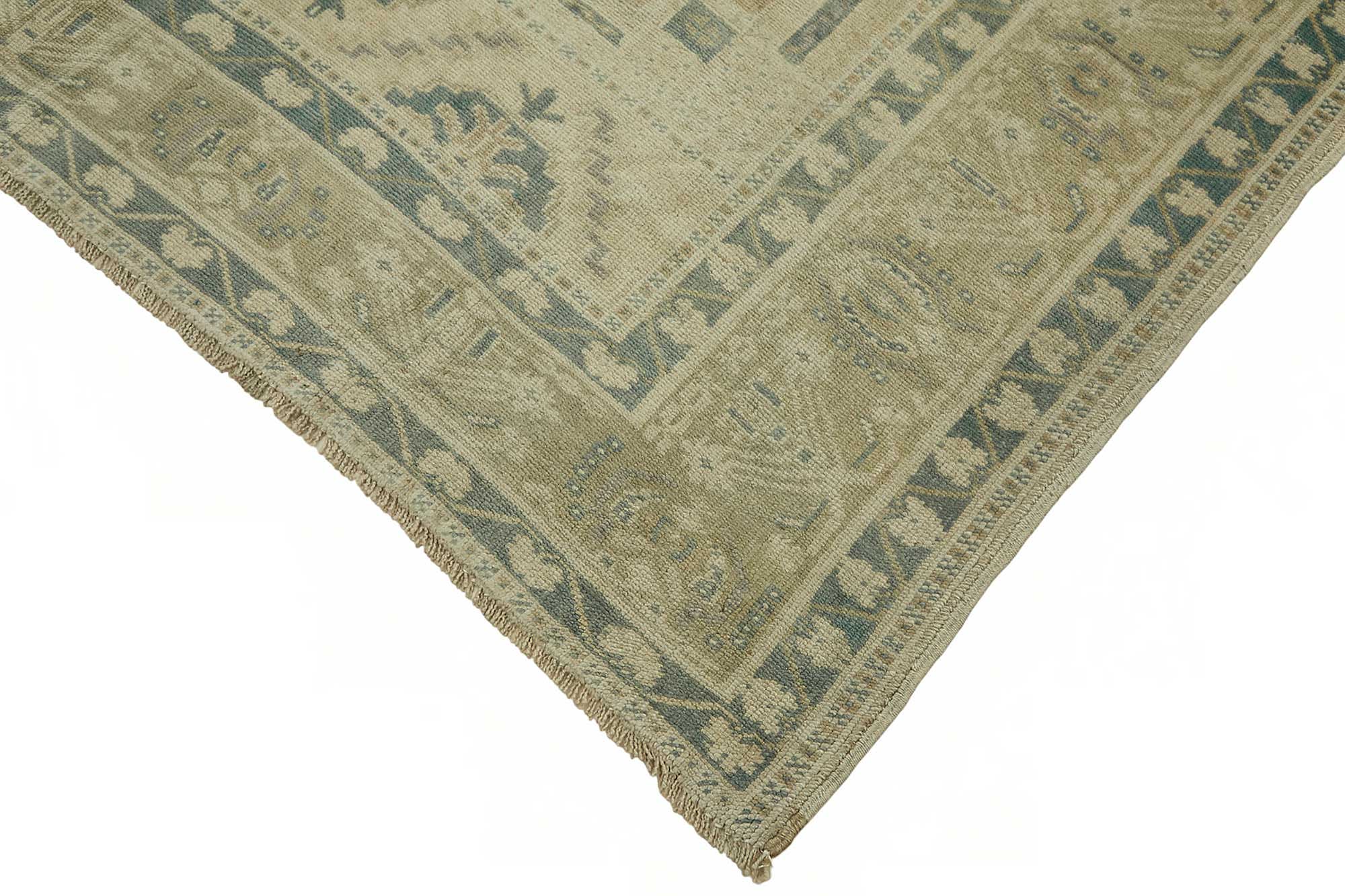 6x11 Beige Vintage Anatolian Rug - 49411