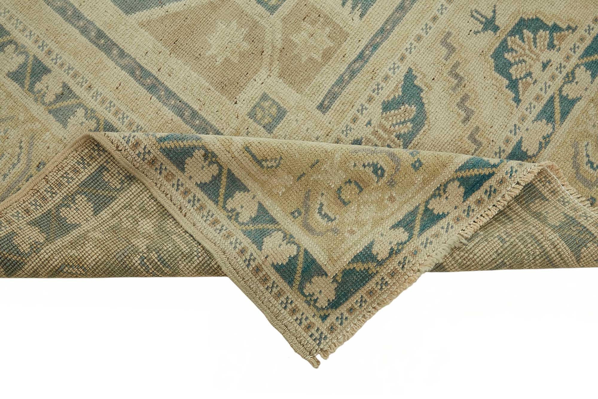 6x11 Beige Vintage Anatolian Rug - 49411