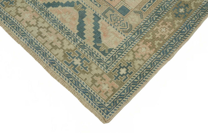 5x9 Beige Vintage Anatolian Rug - 49412