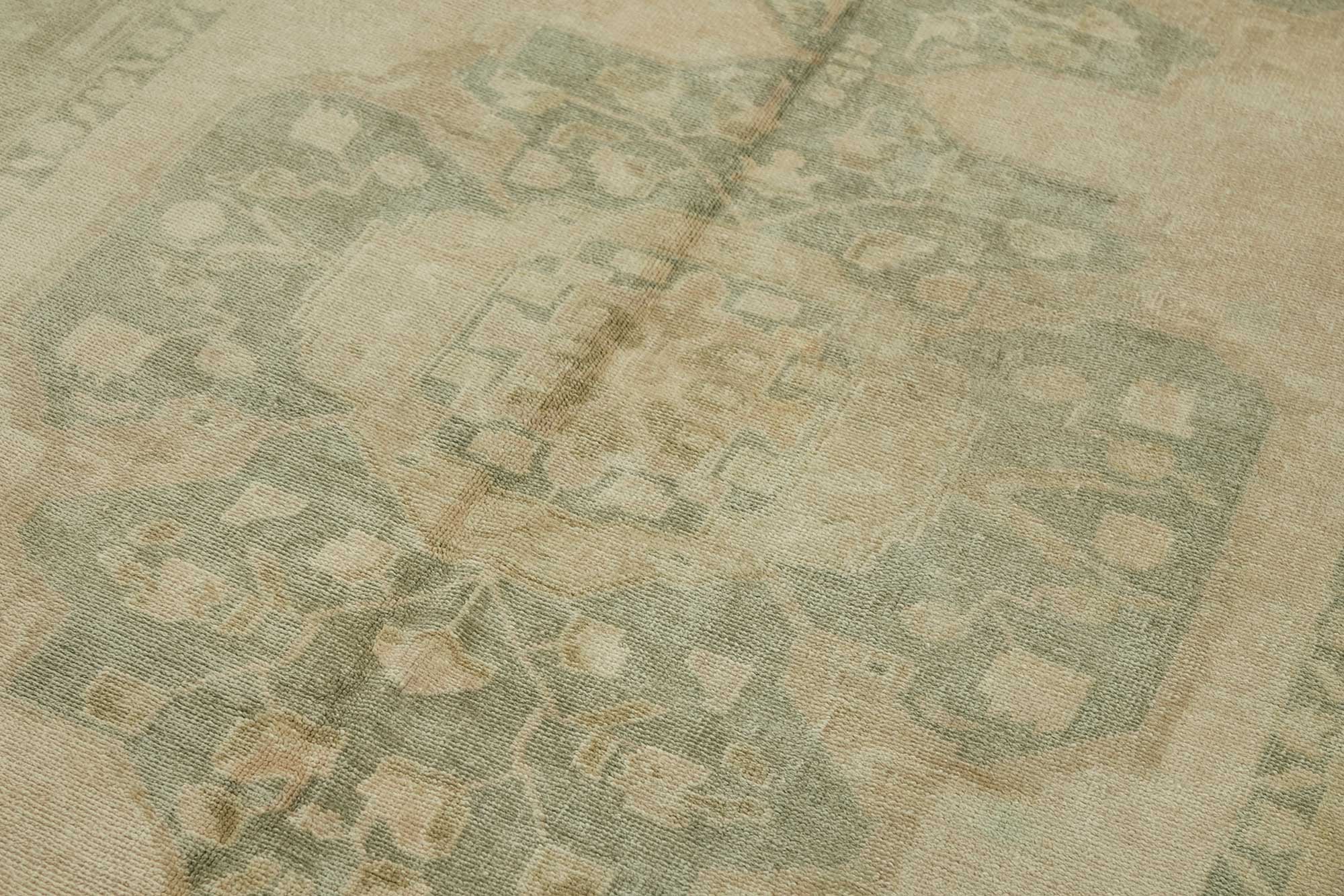 5x11 Beige Vintage Anatolian Rug - 49413