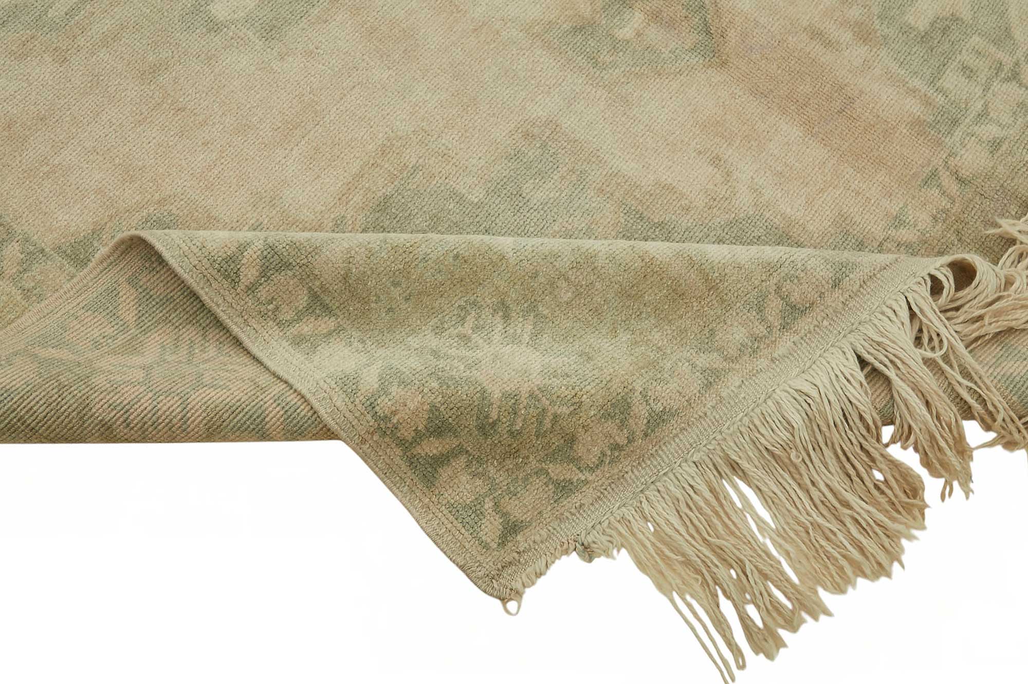5x11 Beige Vintage Anatolian Rug - 49413