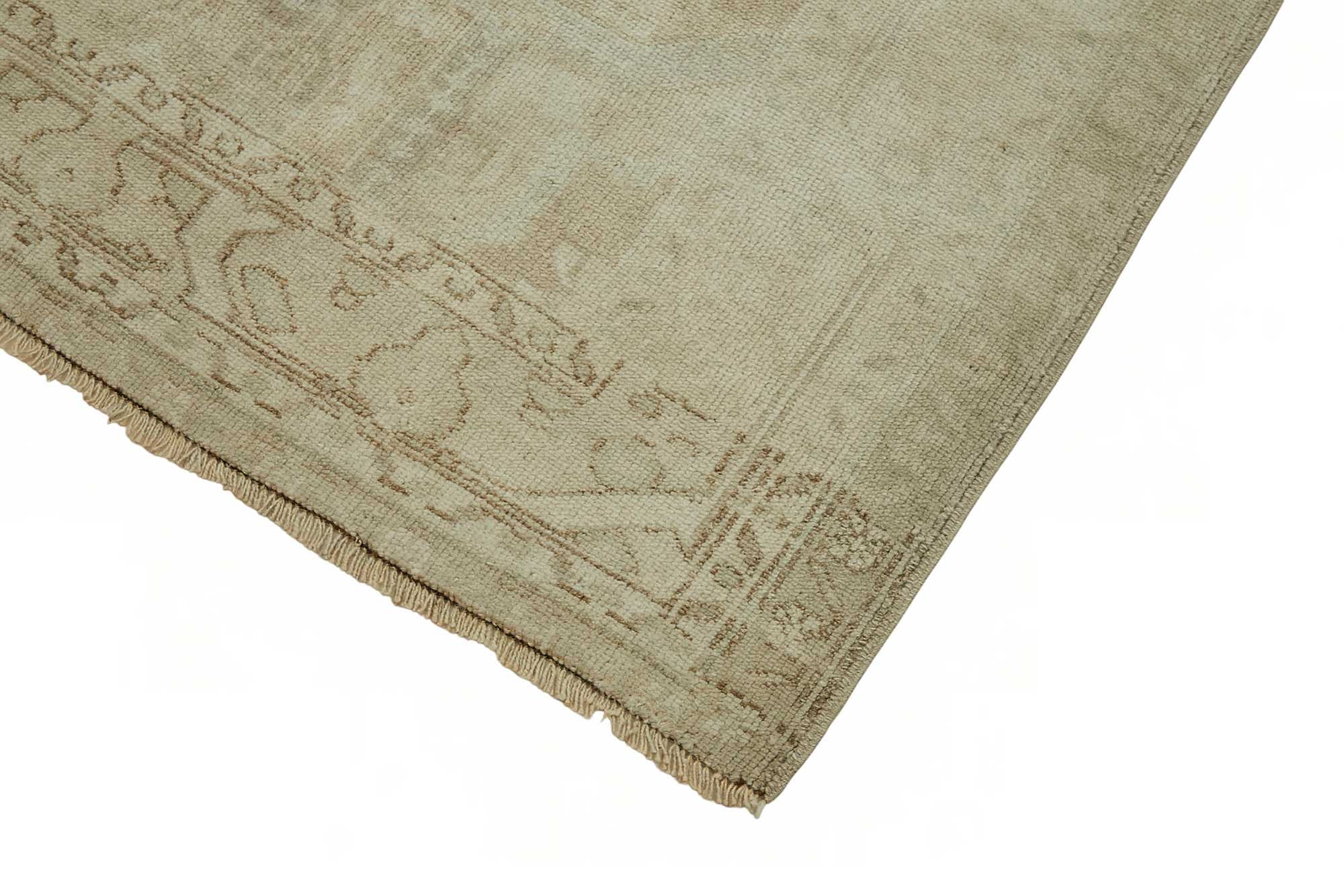 5x11 Beige Vintage Anatolian Rug - 49414