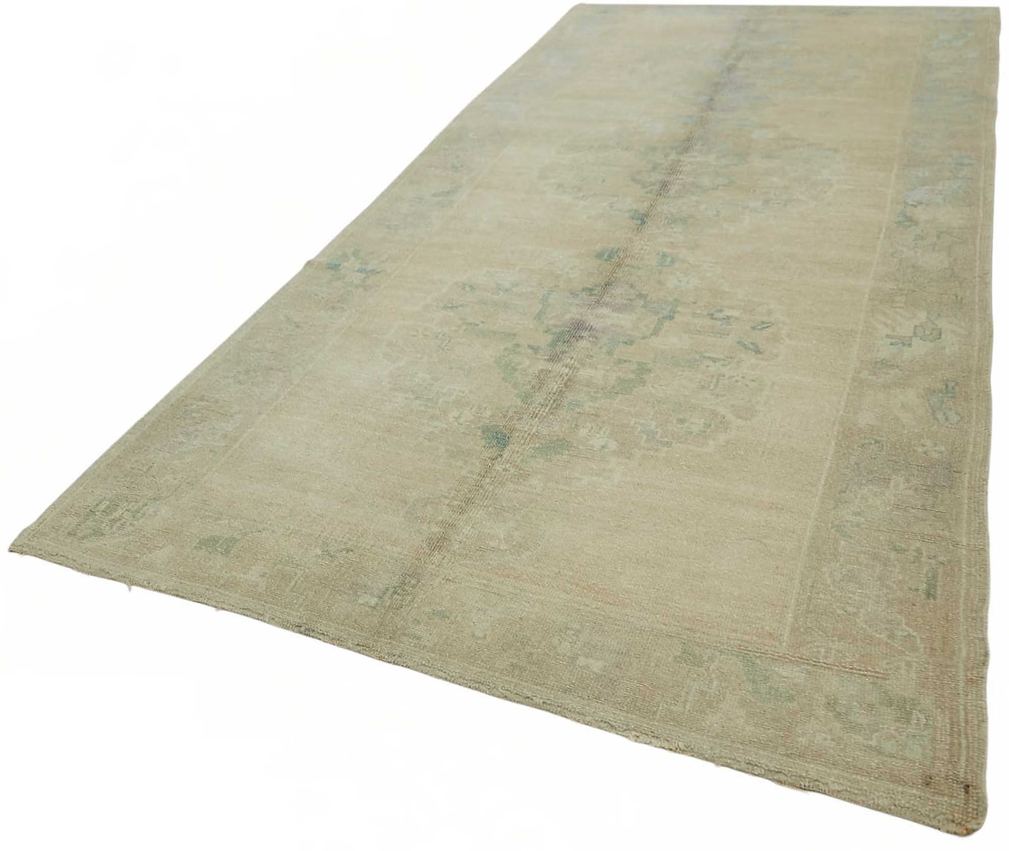 5x12 Beige Vintage Anatolian Rug - 49415