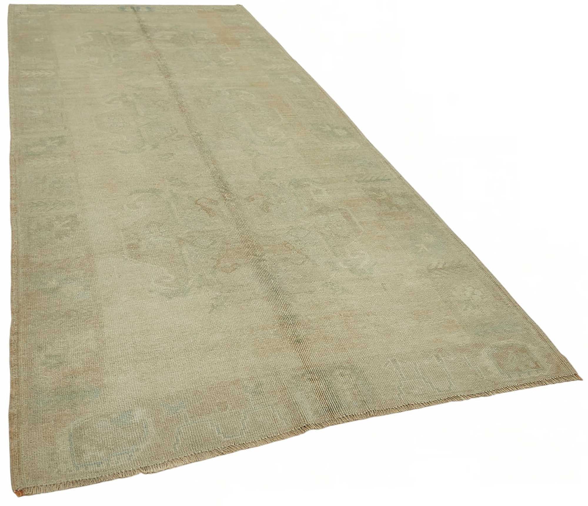 5x11 Beige Vintage Anatolian Rug - 49417