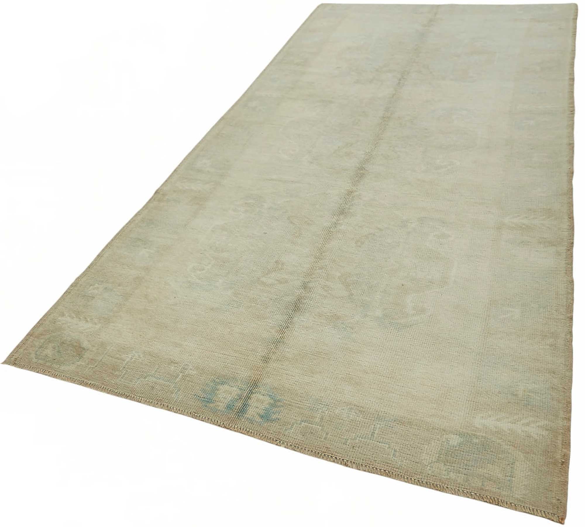 5x11 Beige Vintage Anatolian Rug - 49417