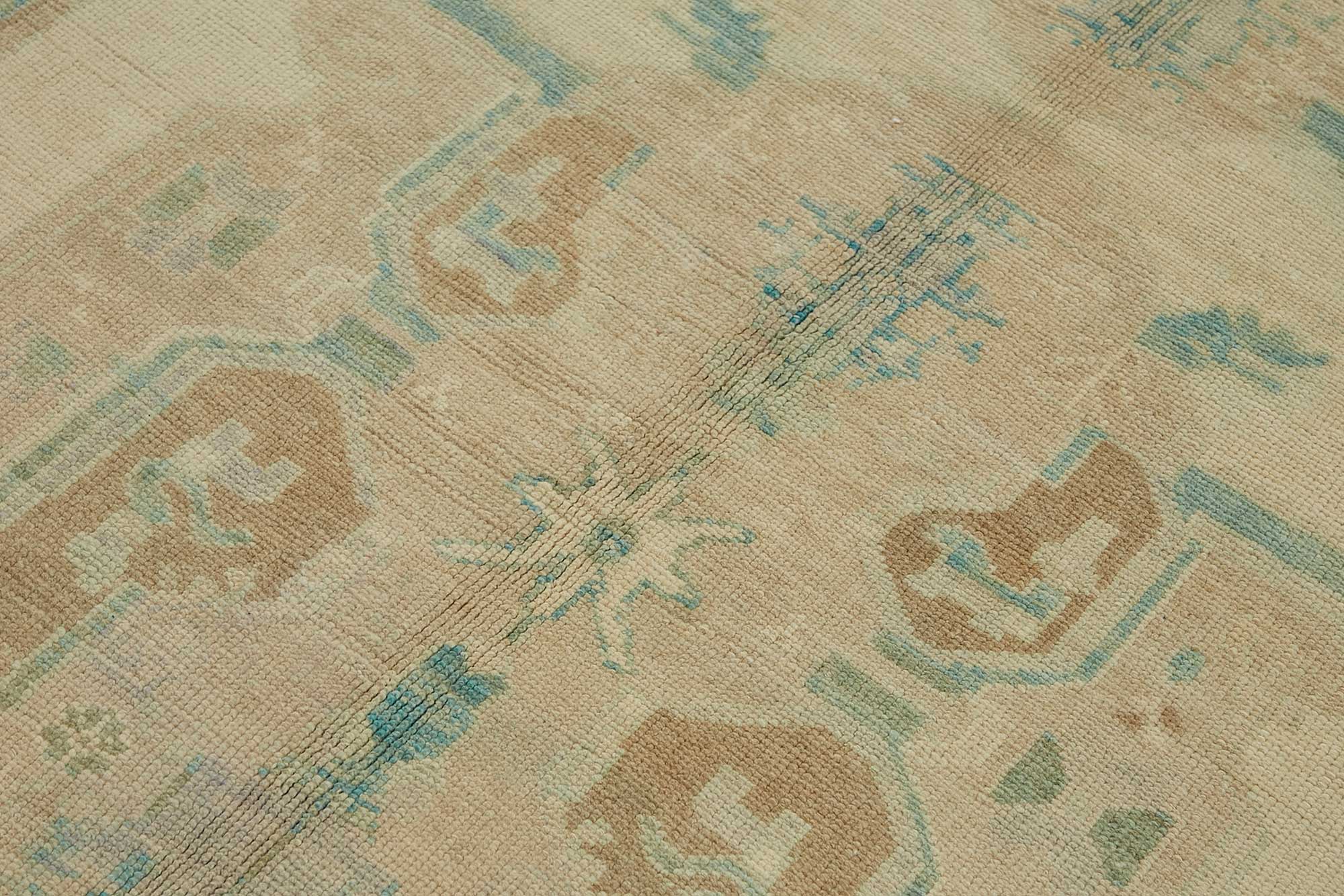 5x12 Beige Vintage Anatolian Rug - 49422
