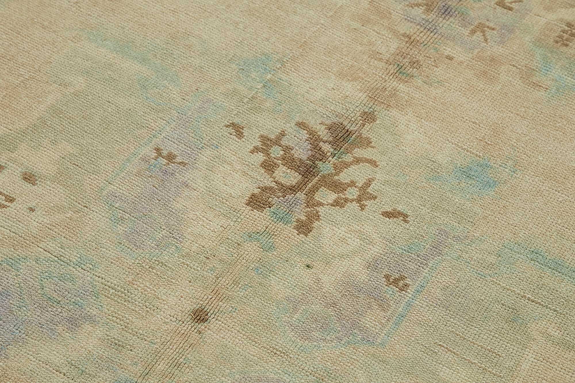 5x11 Beige Vintage Anatolian Rug - 49423