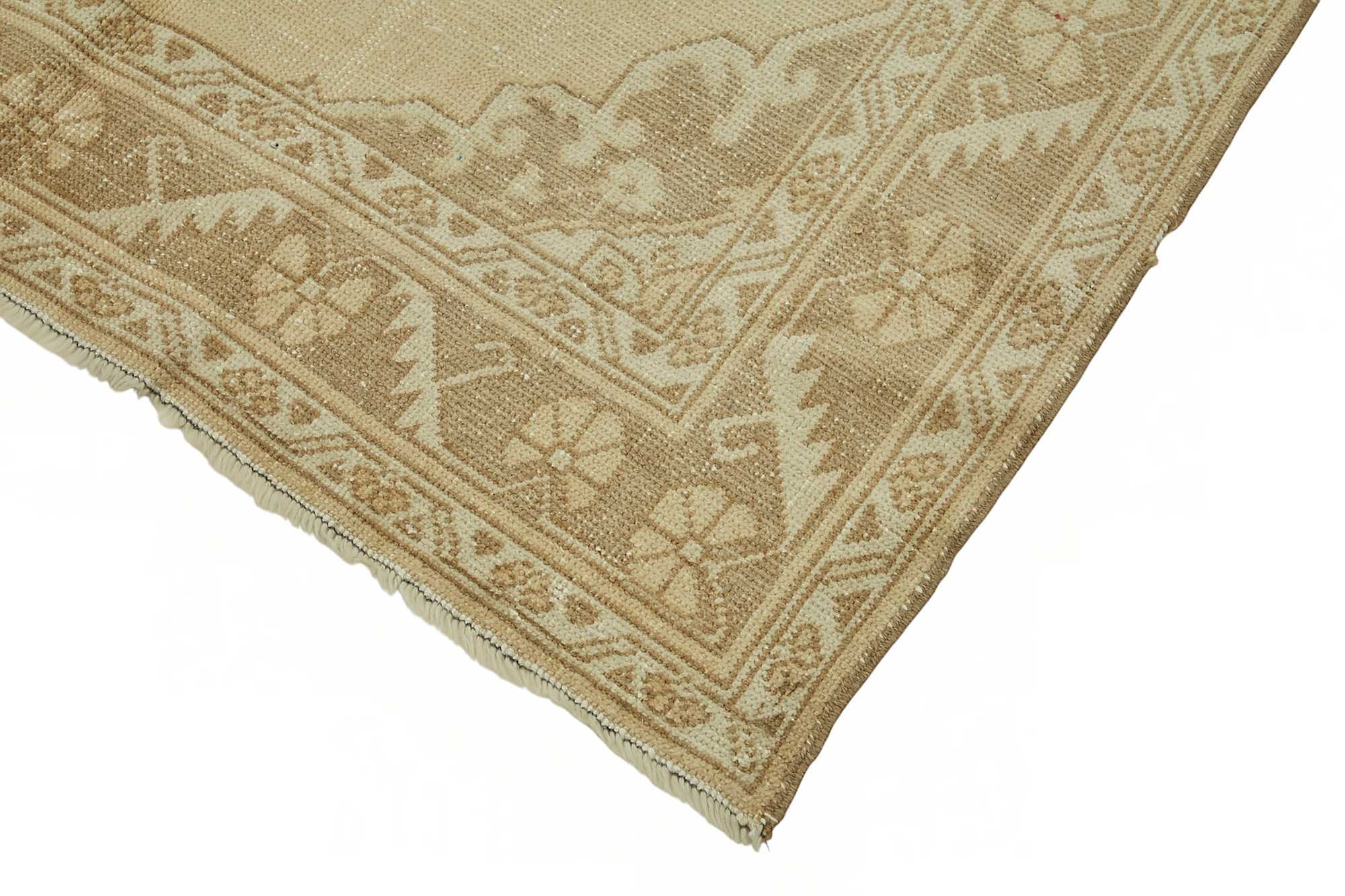 5x11 Beige Vintage Anatolian Rug - 49424