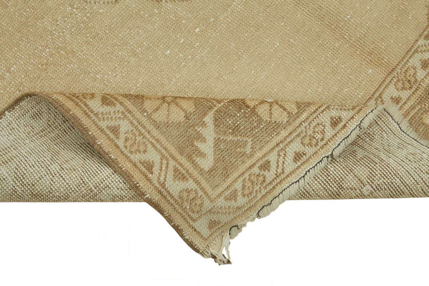 5x11 Beige Vintage Anatolian Rug - 49424
