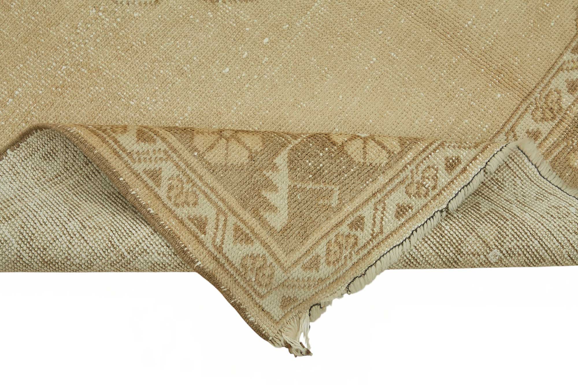 5x11 Beige Vintage Anatolian Rug - 49424