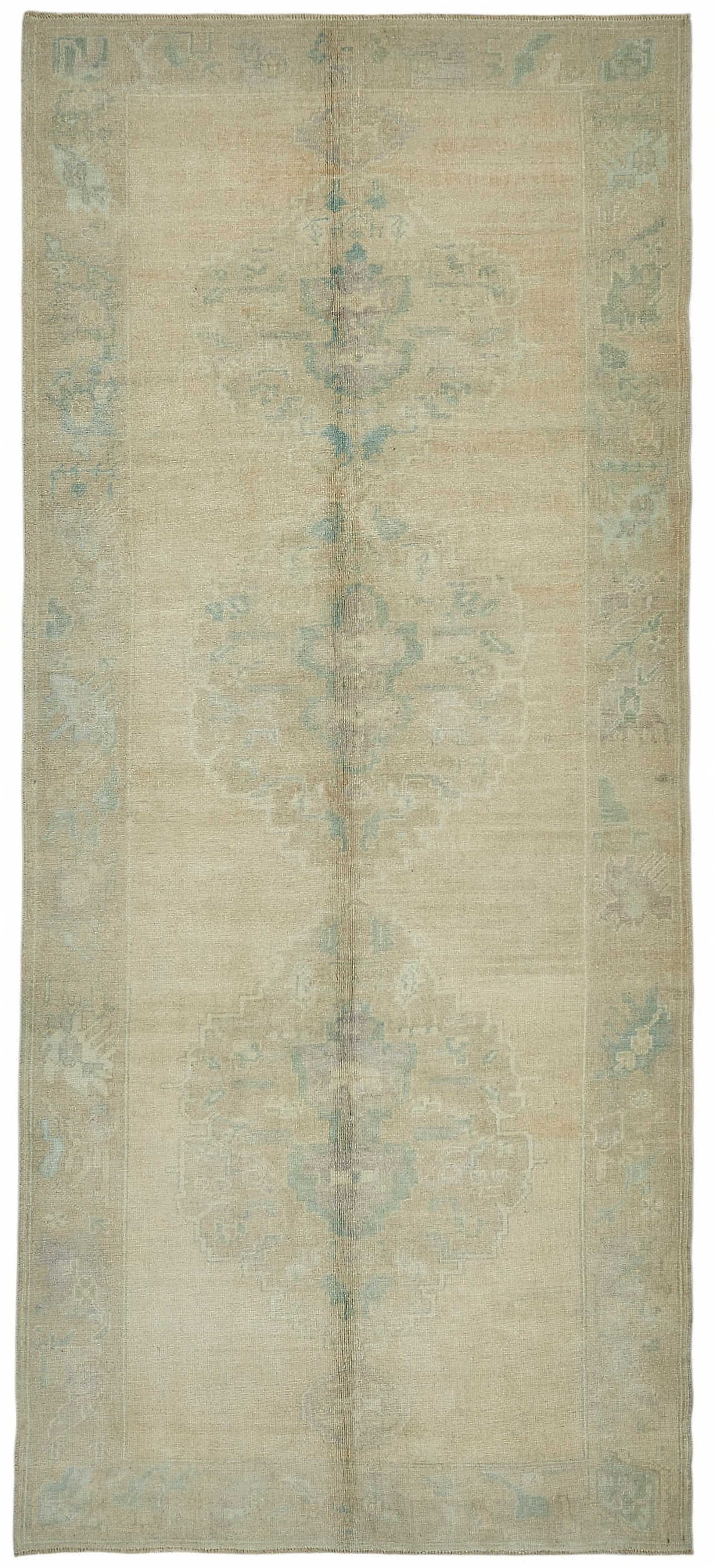 5x12 Beige Vintage Anatolian Rug - 49427