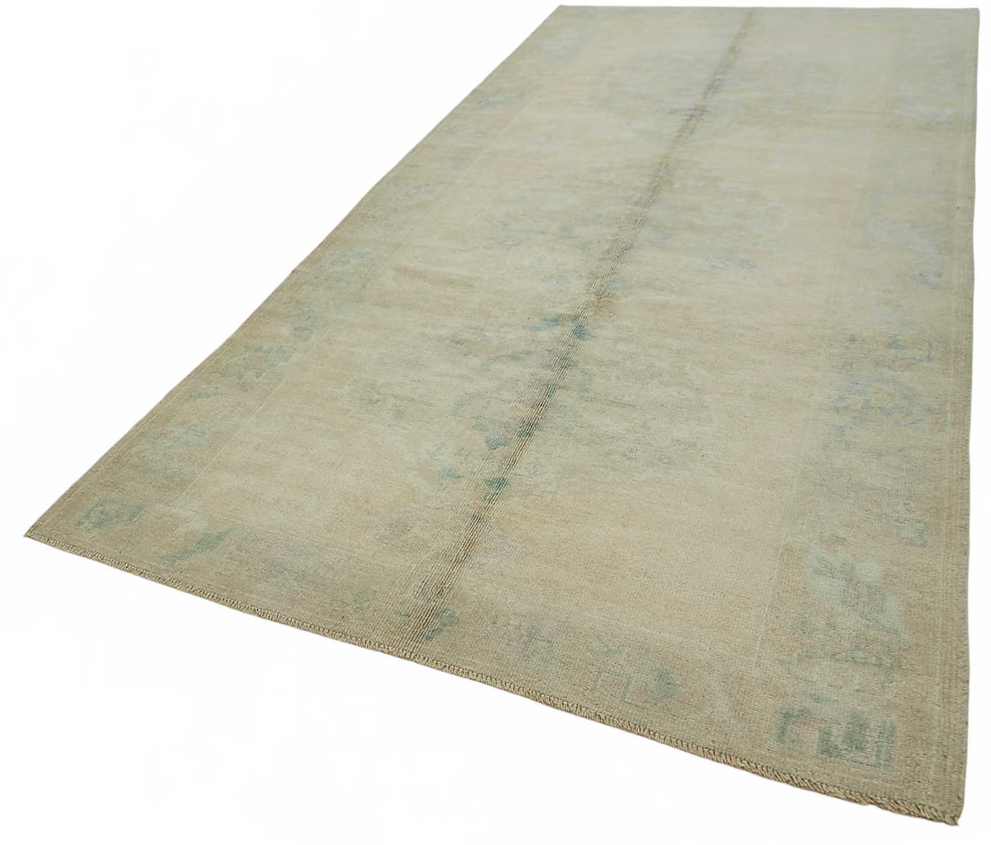 5x12 Beige Vintage Anatolian Rug - 49427