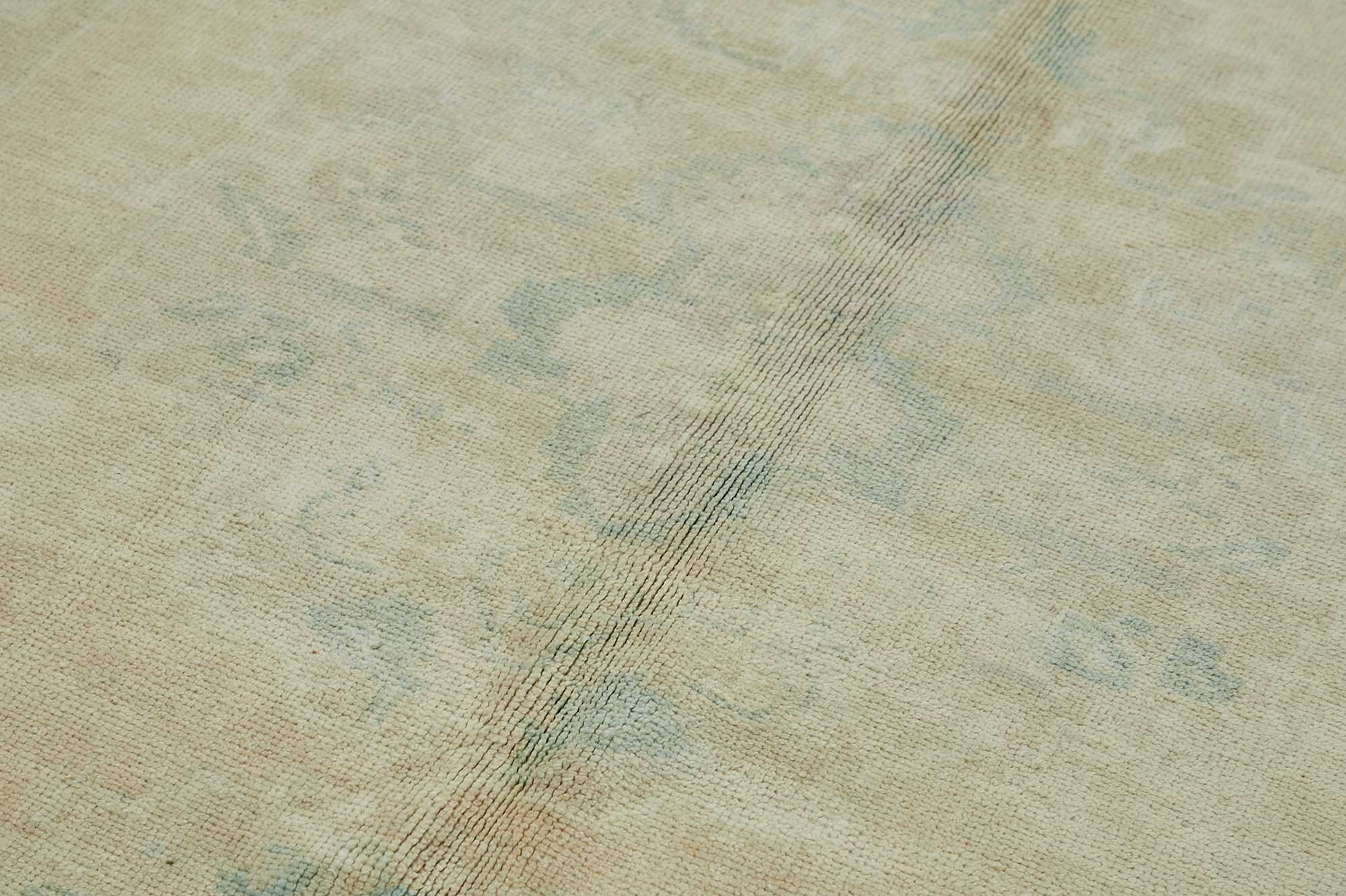 5x12 Beige Vintage Anatolian Rug - 49427