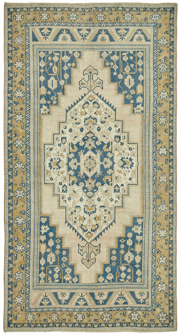 6x12 Beige Vintage Anatolian Rug - 49430