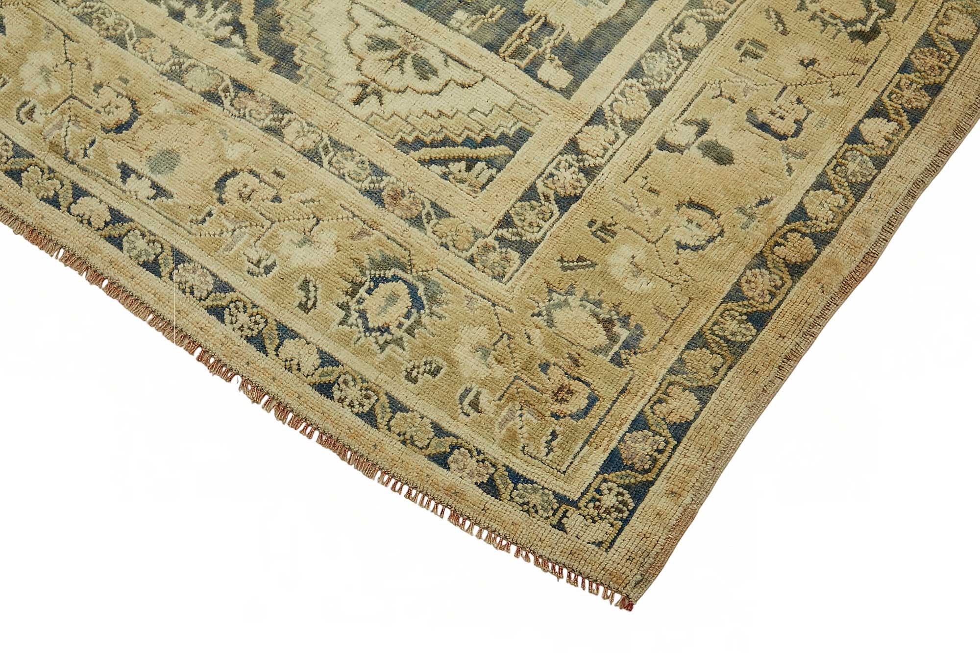 6x11 Beige Vintage Anatolian Rug - 49432