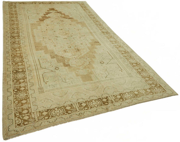 7x12 Beige Vintage Anatolian Rug - 49433
