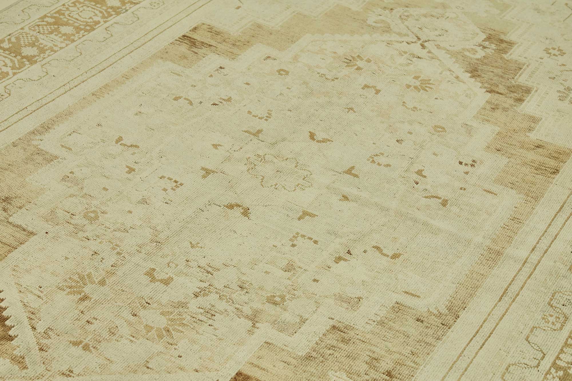 7x12 Beige Vintage Anatolian Rug - 49433