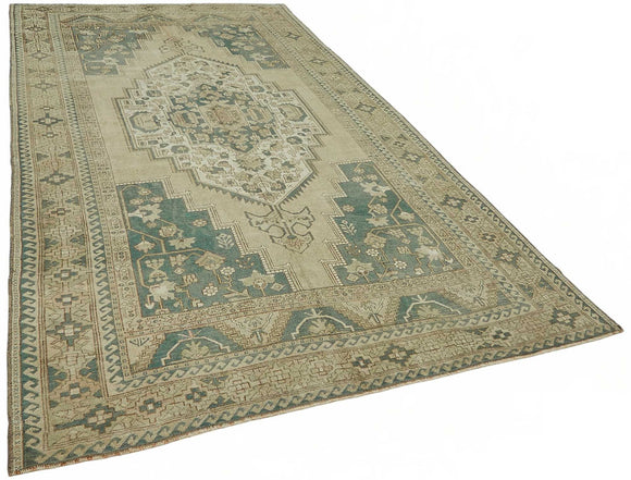 6x12 Beige Vintage Anatolian Rug - 49435