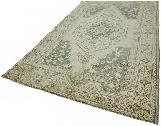 6x12 Beige Vintage Anatolian Rug - 49435