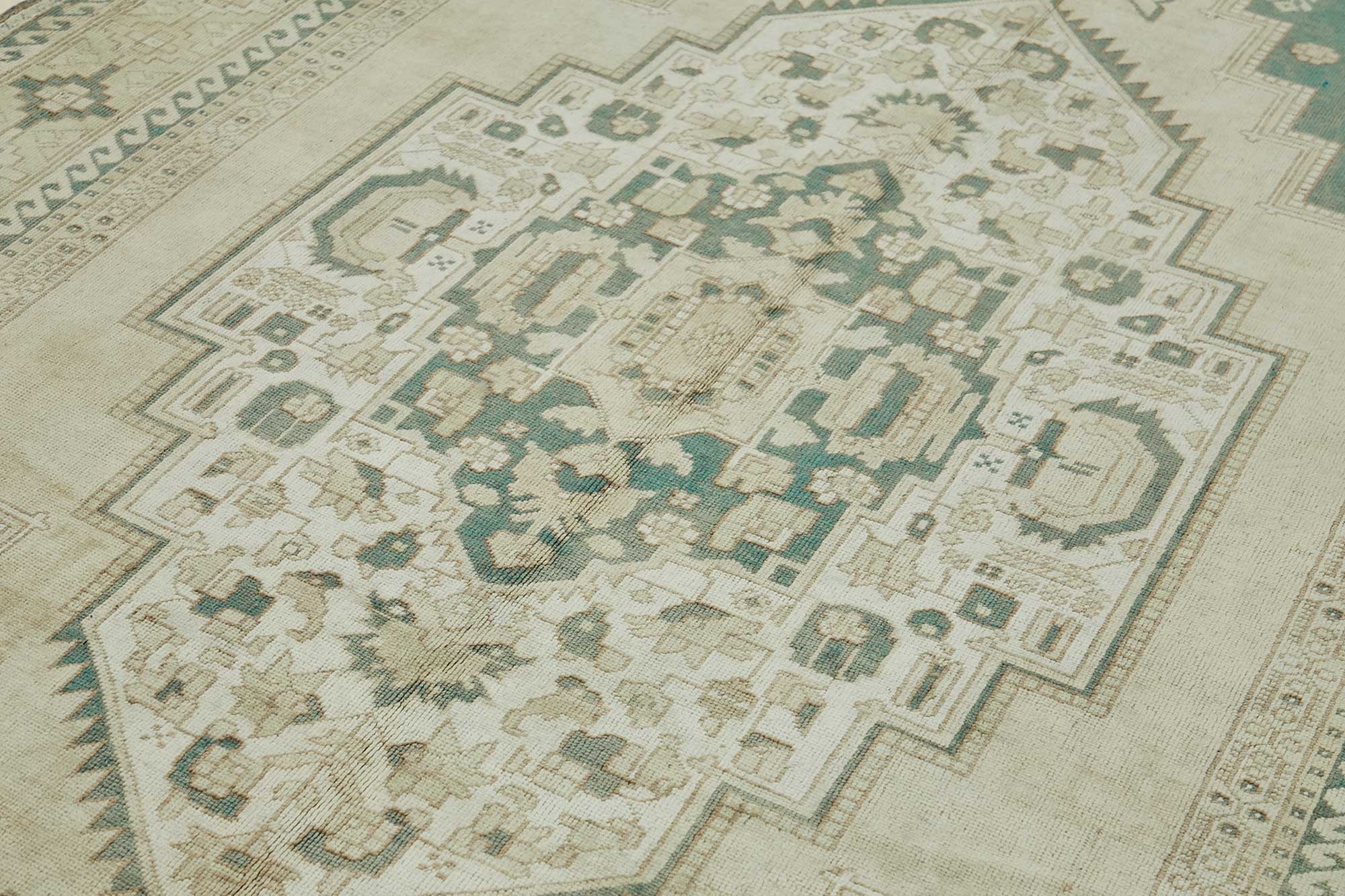 6x12 Beige Vintage Anatolian Rug - 49435