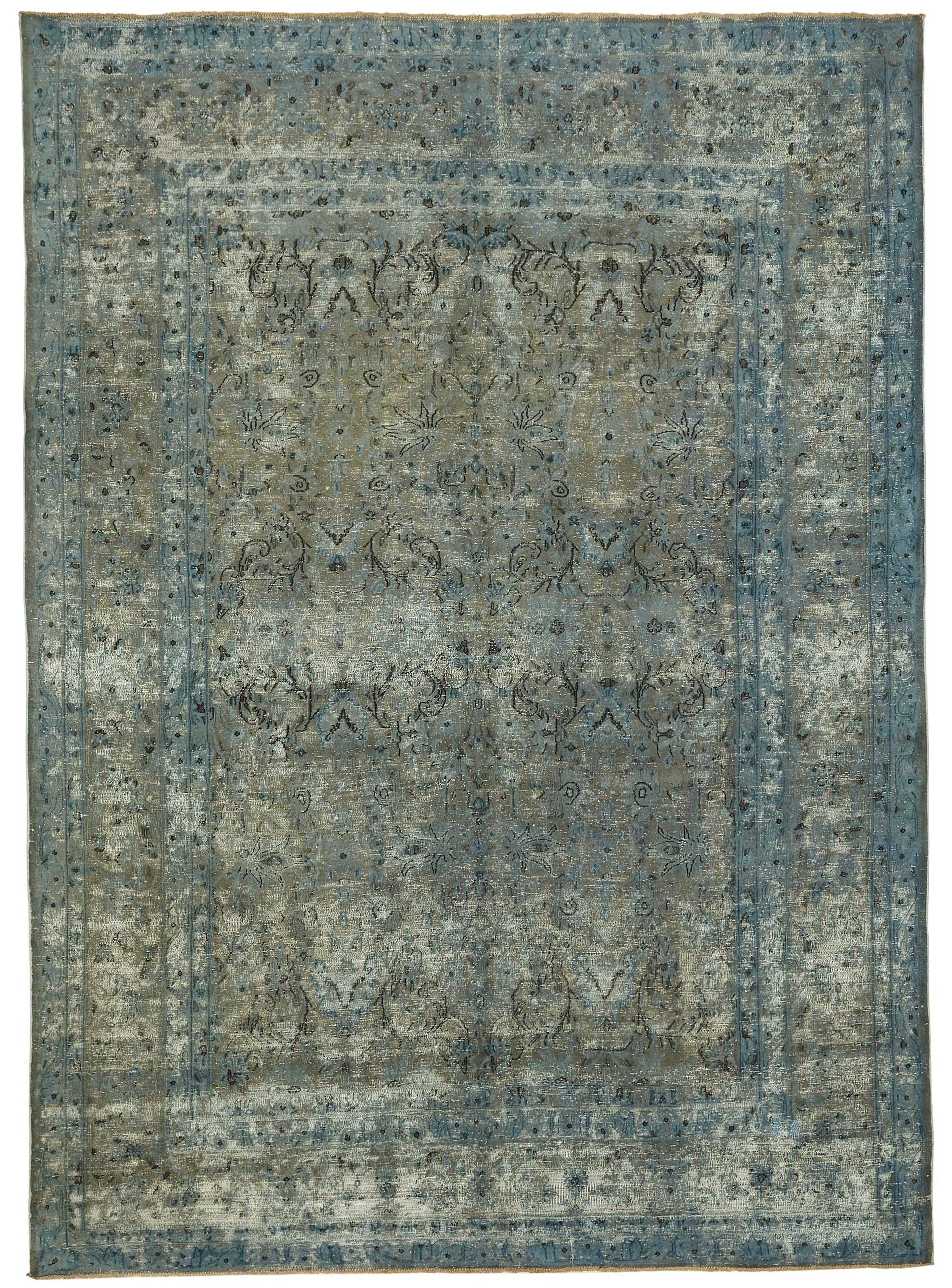 7x10 Blue Overdyed Area Rug - 49436