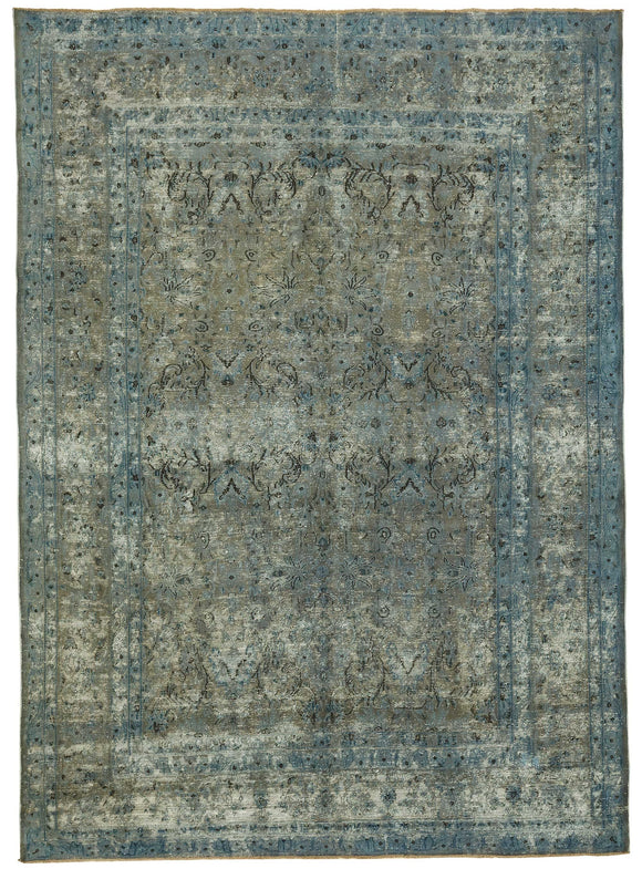 7x10 Blue Overdyed Area Rug - 49436