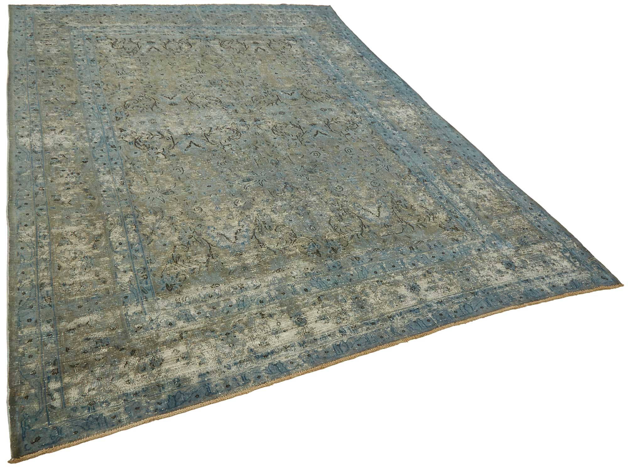 7x10 Blue Overdyed Area Rug - 49436