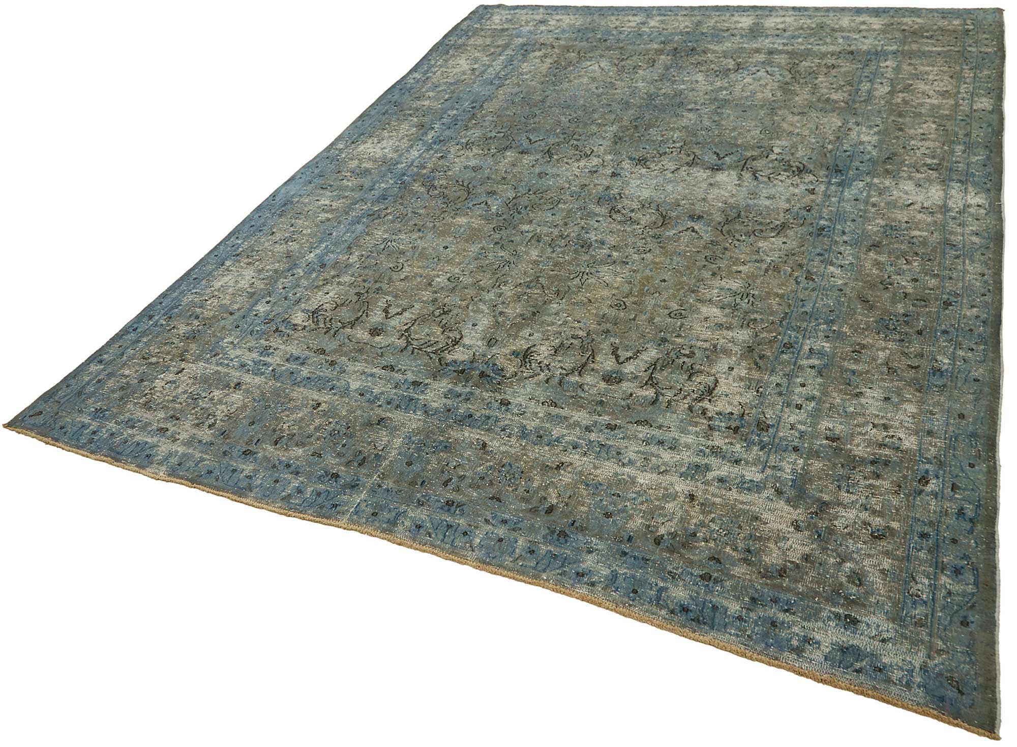 7x10 Blue Overdyed Area Rug - 49436