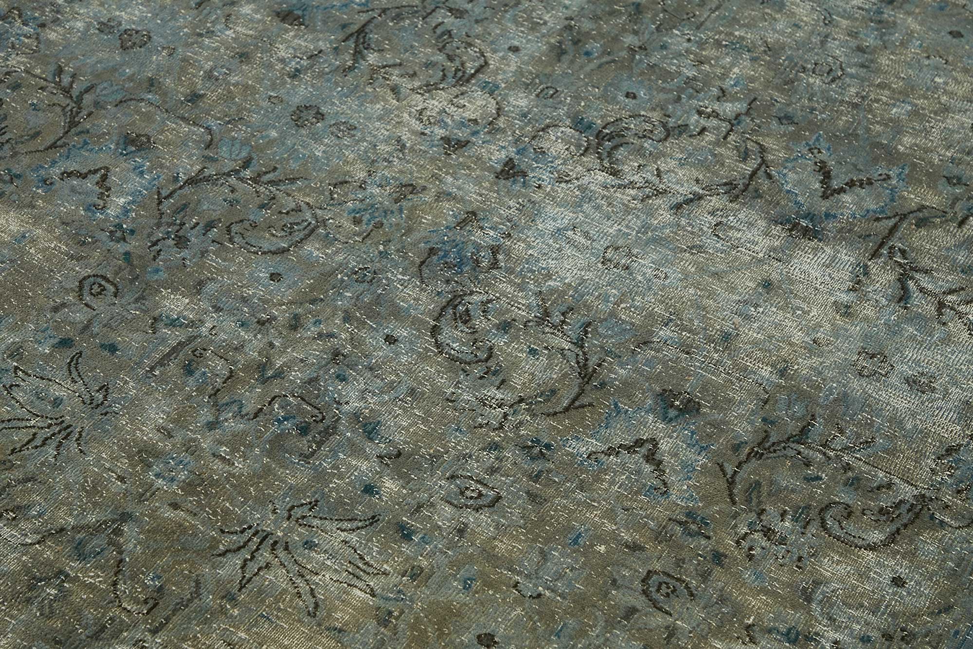 7x10 Blue Overdyed Area Rug - 49436