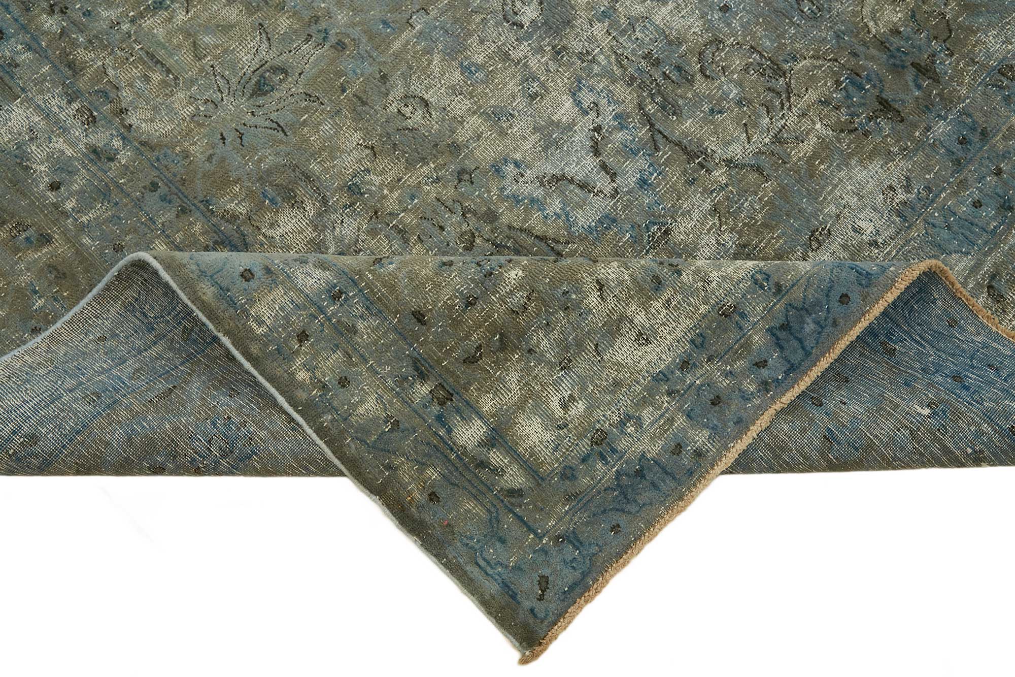 7x10 Blue Overdyed Area Rug - 49436
