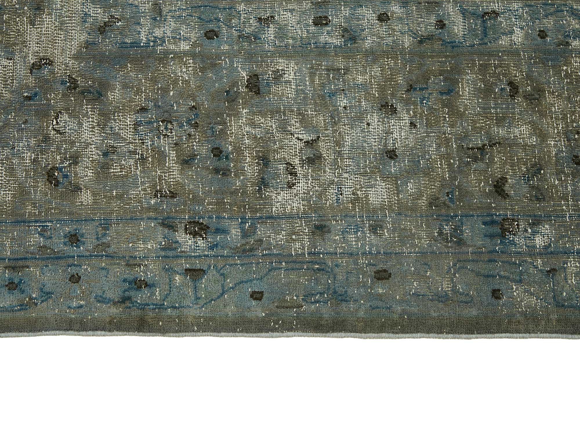 7x10 Blue Overdyed Area Rug - 49436