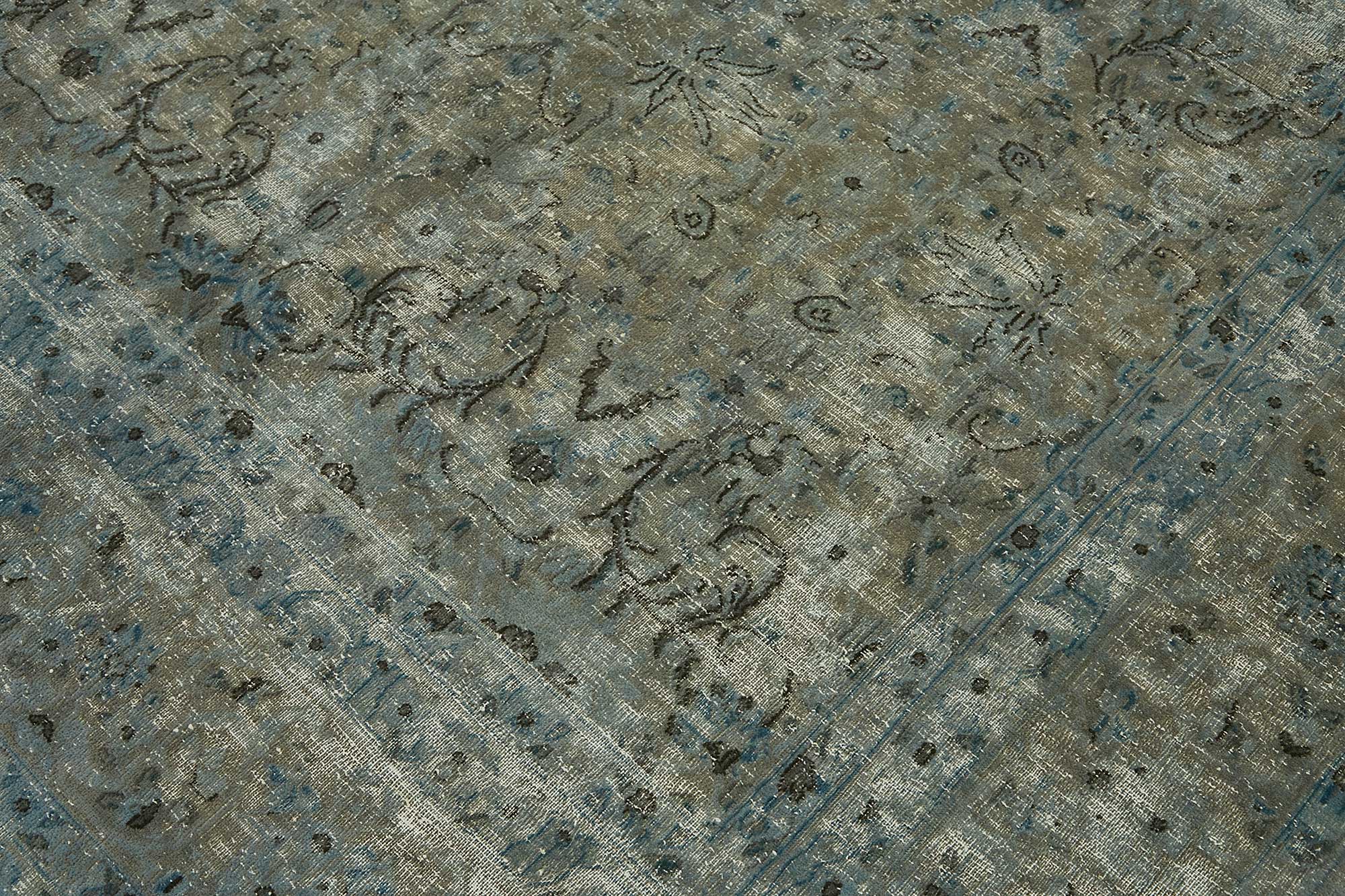 7x10 Blue Overdyed Area Rug - 49436