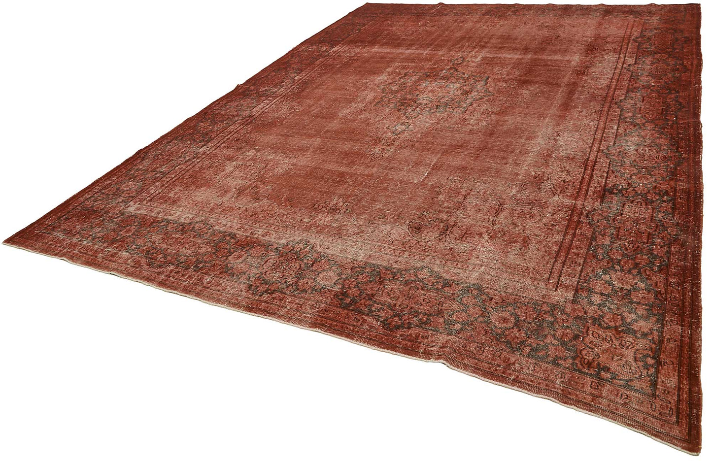 10x13 Red Overdyed Area Rug - 49437
