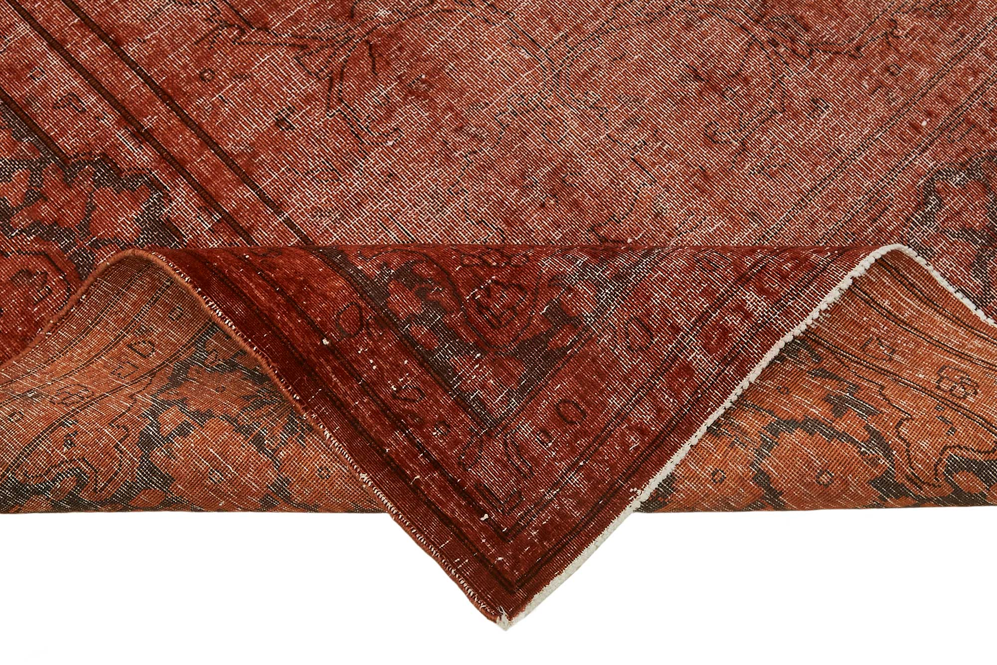 10x13 Red Overdyed Area Rug - 49437
